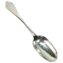 Queen Anne Thomas Spackman Dog Nose Rat Tail Solid Silver Table Spoon