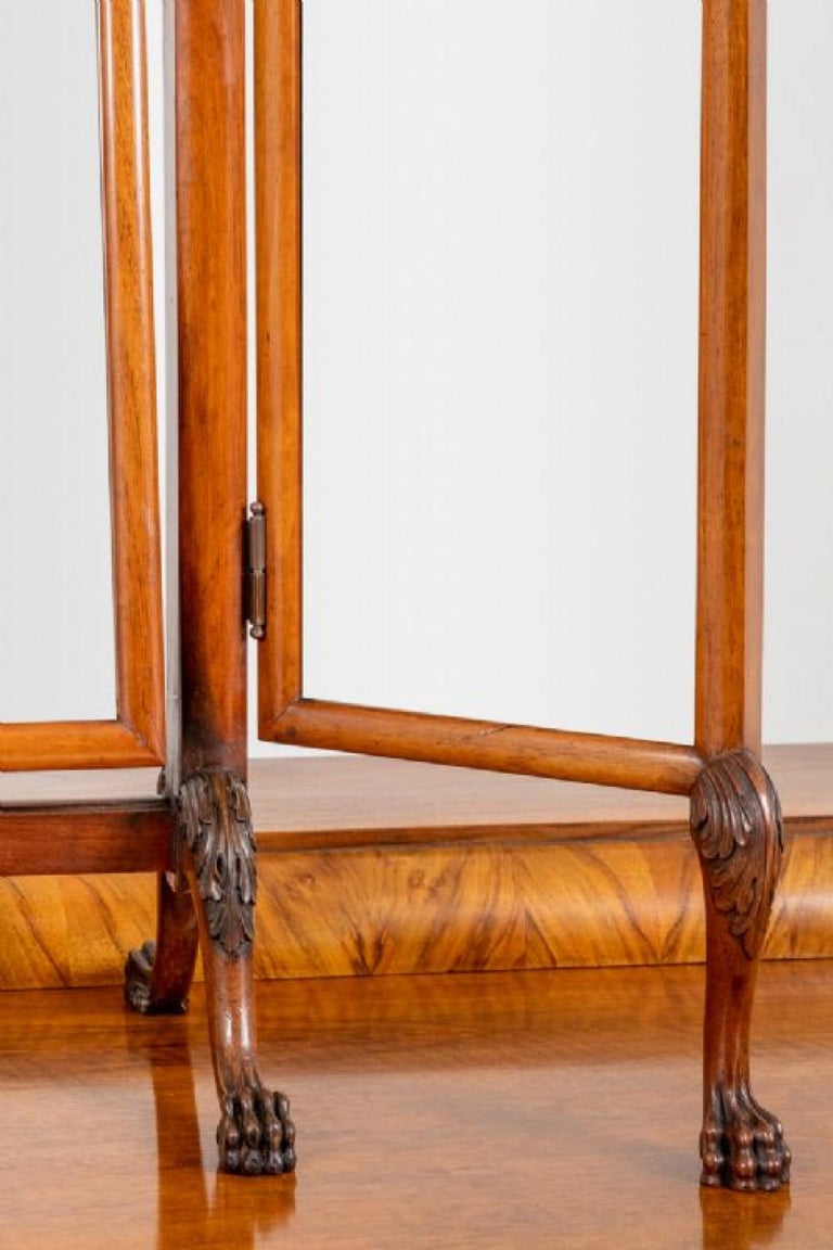 Queen Anne Triple Mirror, Dressing Mirrors For Sale at 1stDibs