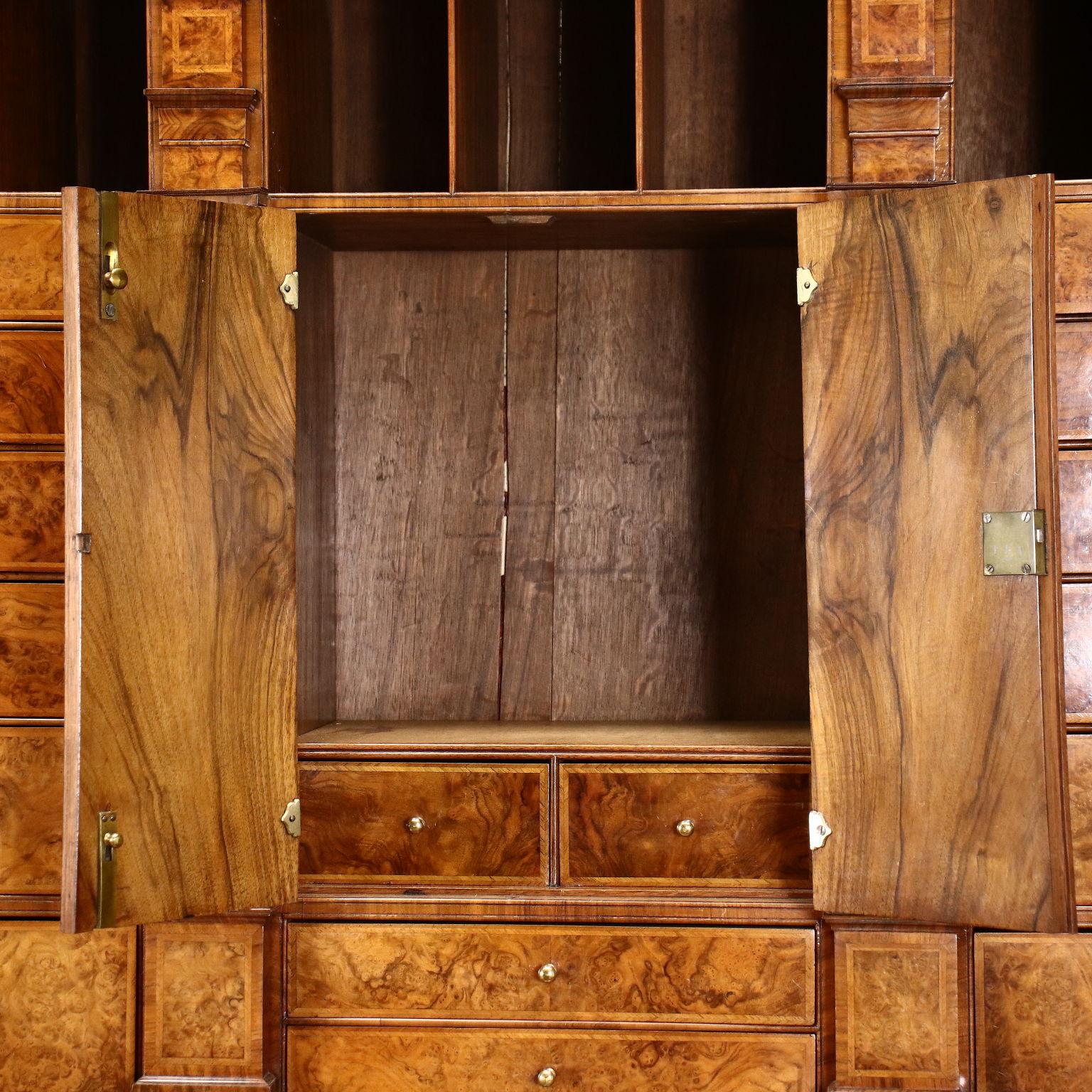 Oak Queen Anne Trumeau noce, Inghilterra XVIII Century For Sale