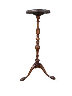 Queen Anne Walnut Candle Stand