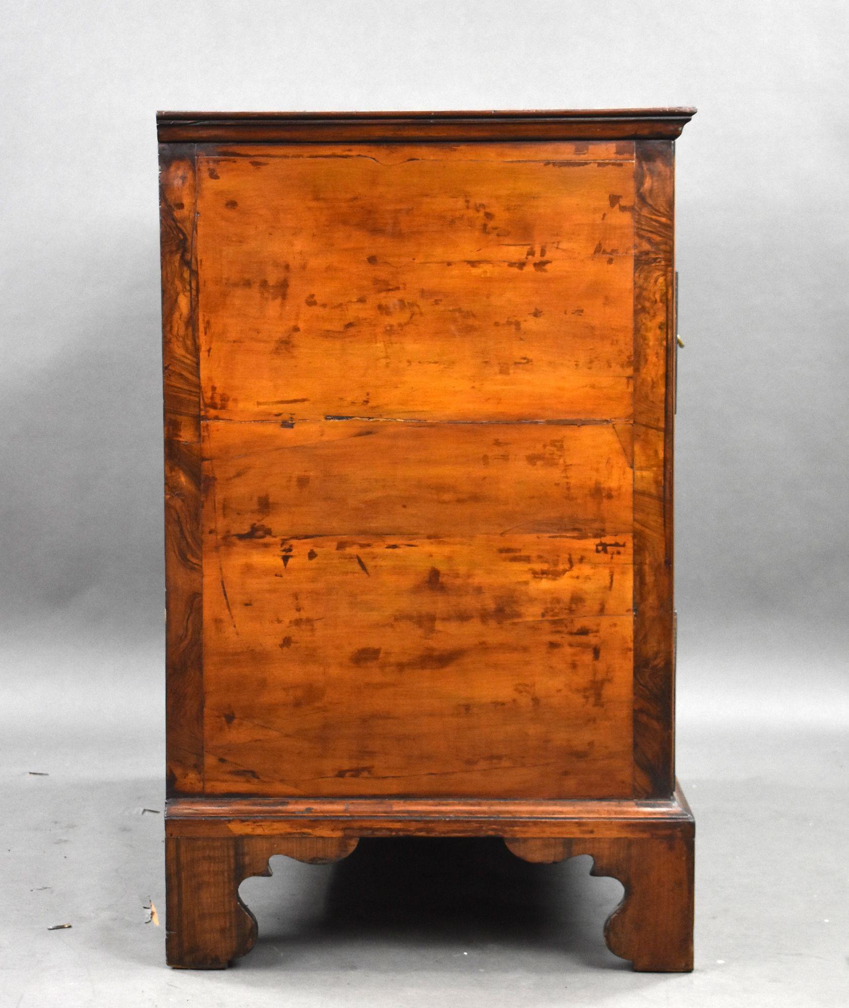 English Queen Anne Walnut Chest of Drawers For Sale