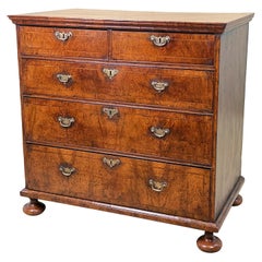 Queen Anne Walnut Chest Of Drawers Queen Anne Walnut Chest Of Drawers