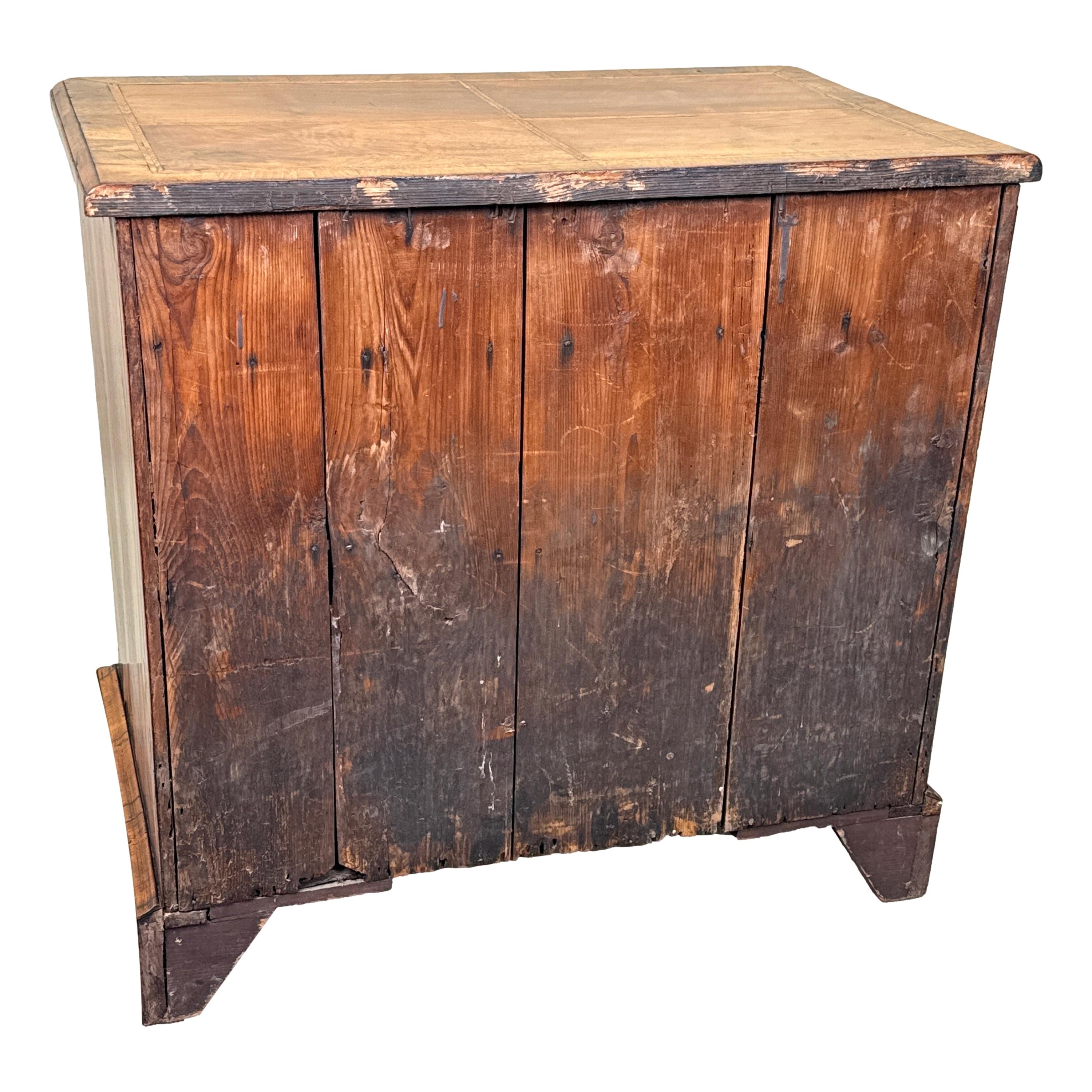 Queen Anne Walnut Kneehole Desk 6