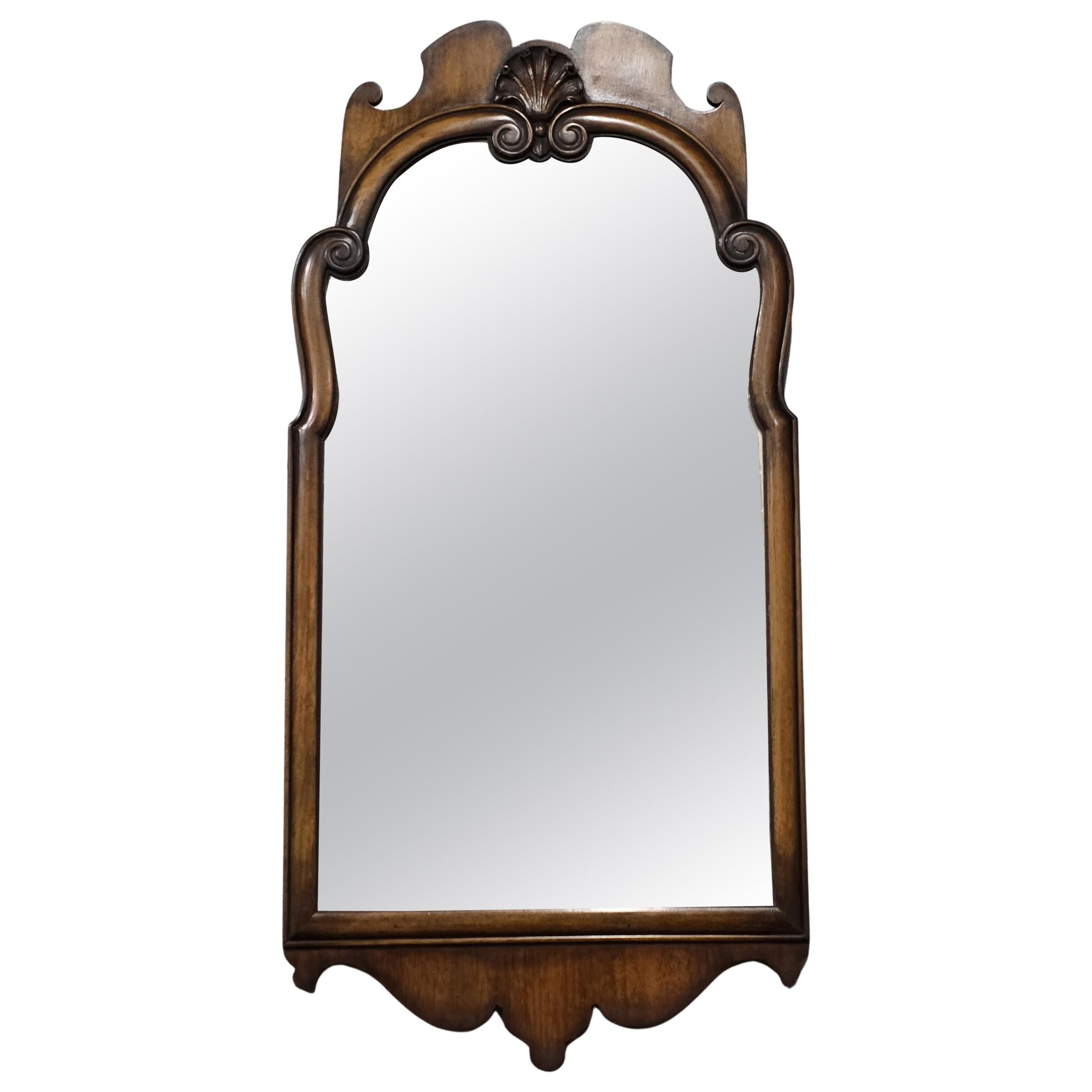 Queen Anne Walnut Pier Mirror