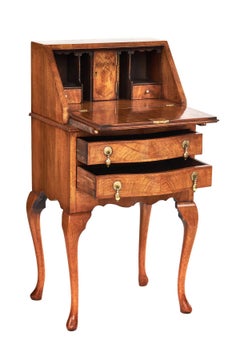 Queen Anne Walnut Revival Bureau, circa 1920s