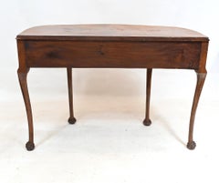 Queen Anne Walnut Sideboard Server Bow Front Buffet