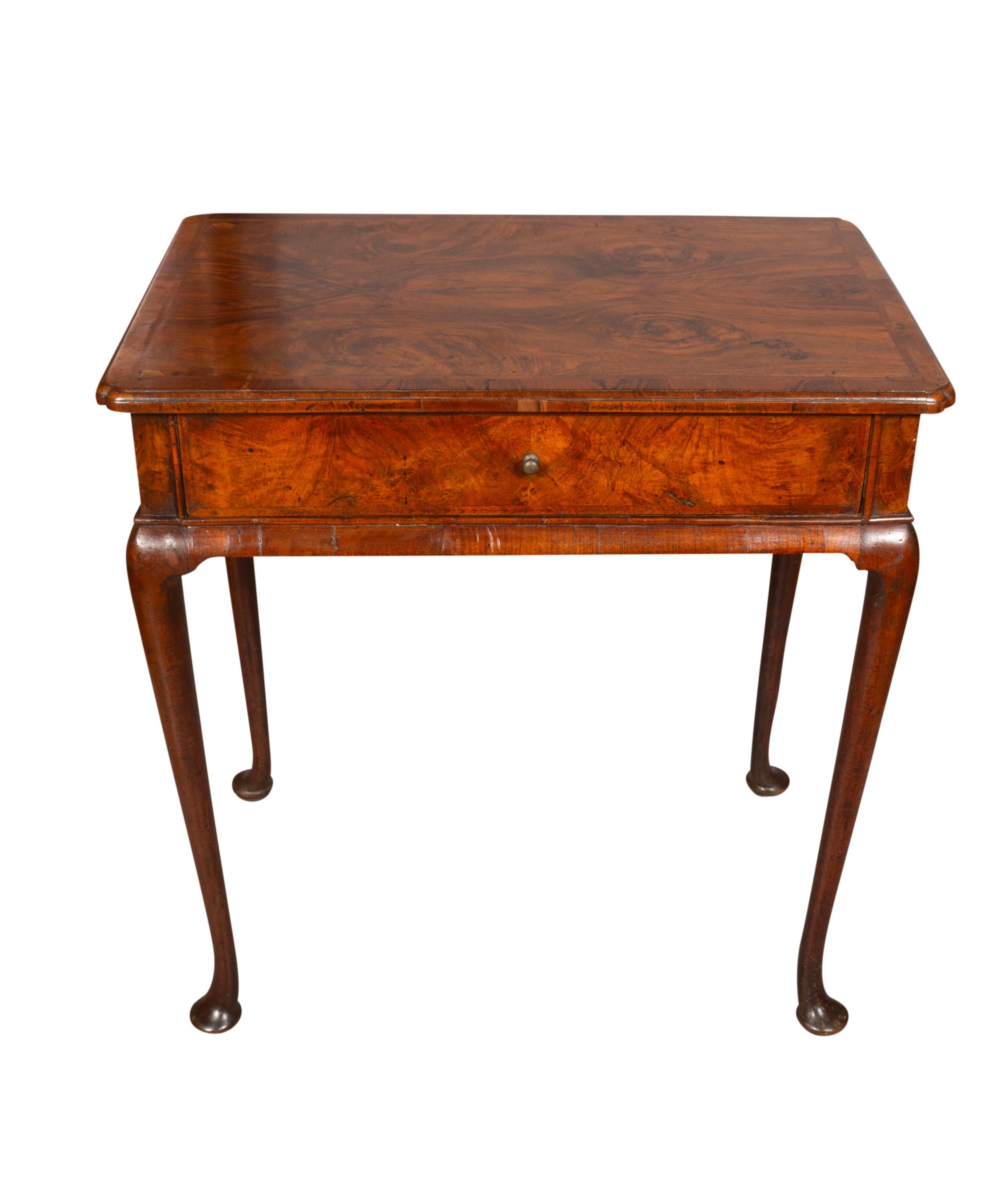 English Queen Anne Walnut Table