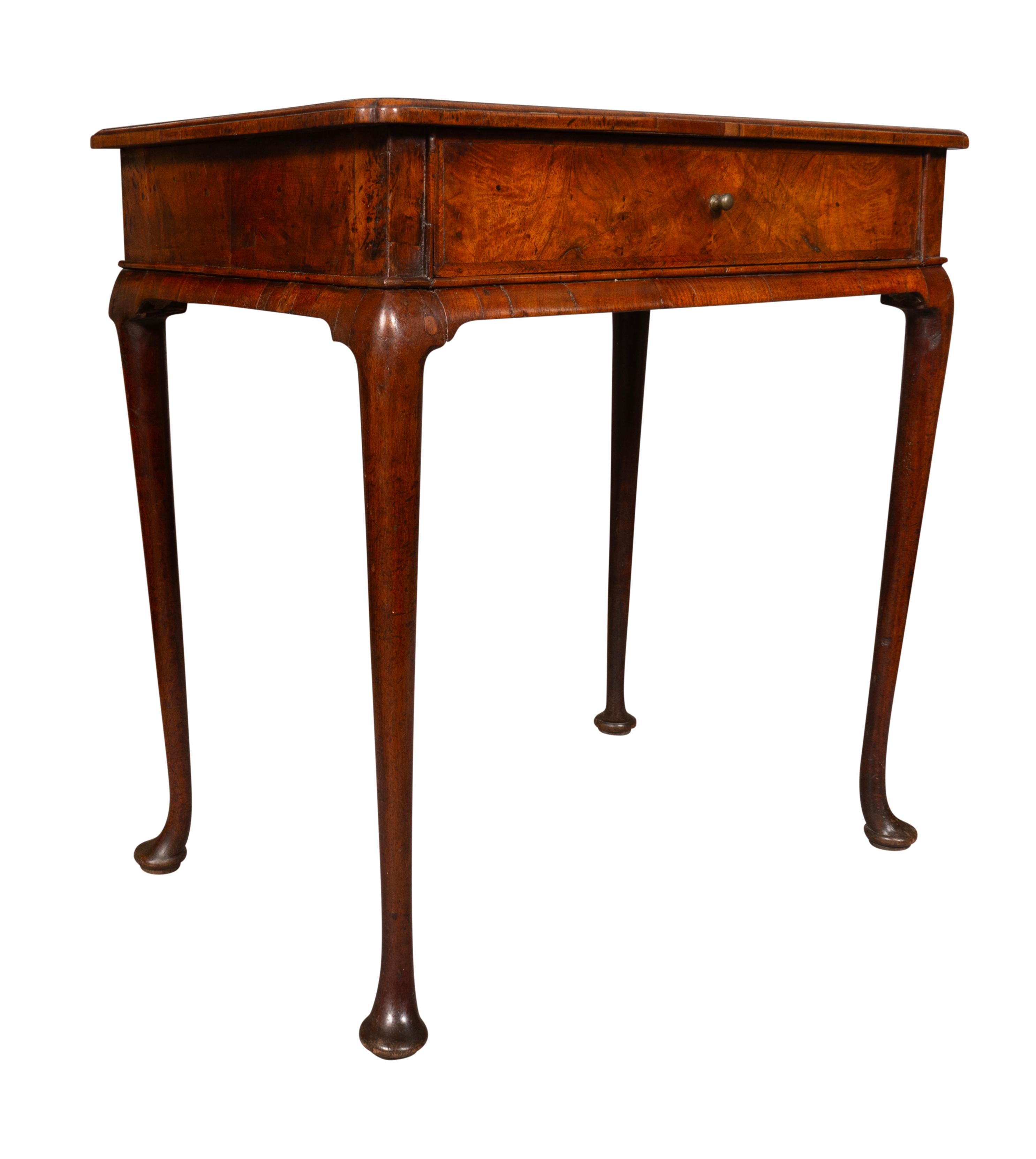 Early 18th Century Queen Anne Walnut Table