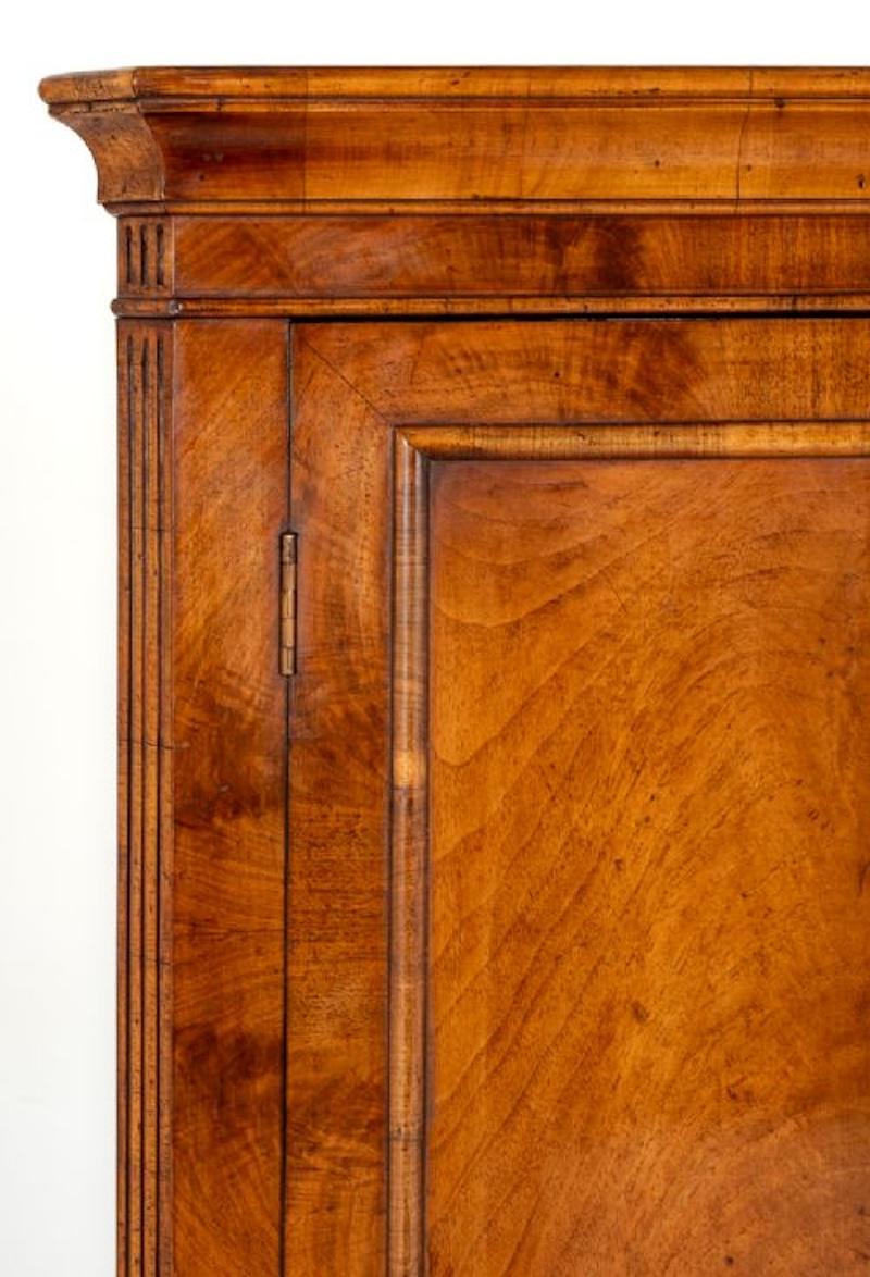 Queen Anne Wardrobe Walnut Closet 2