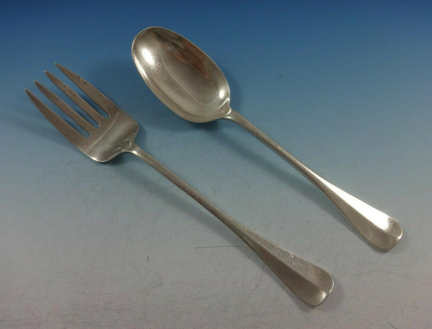 Queen Anne Williamsburg by Stieff Sterling Silver Dinner 12 Flatware Set 110 Pc 4