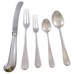 Queen Anne Williamsburg by Stieff Sterling Silver Flatware Set 8 Dinner 40 Pcs