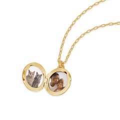 Queen Bee Locket In 18ct Gold Vermeil