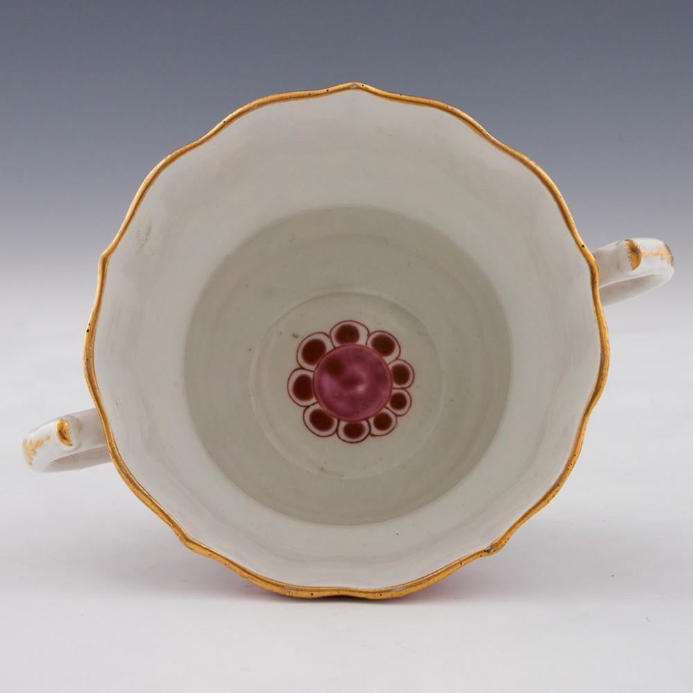 Queen Charlotte Pattern Chocolate Cup and Saucer, c1770 For Sale 4
