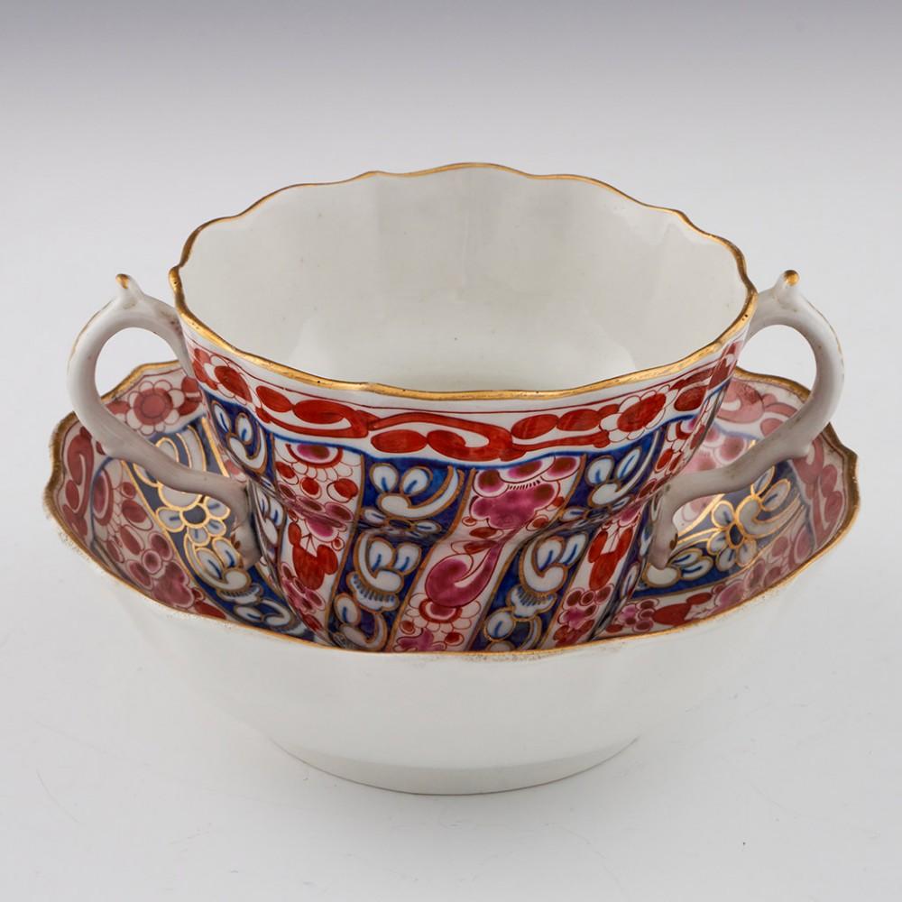 Queen Charlotte Pattern Chocolate Cup and Saucer, c1770 For Sale 6