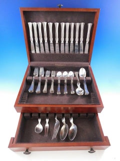 Queen Christina by Frigast Sterling Silver Flatware Set for 12 Service 65 Pieces