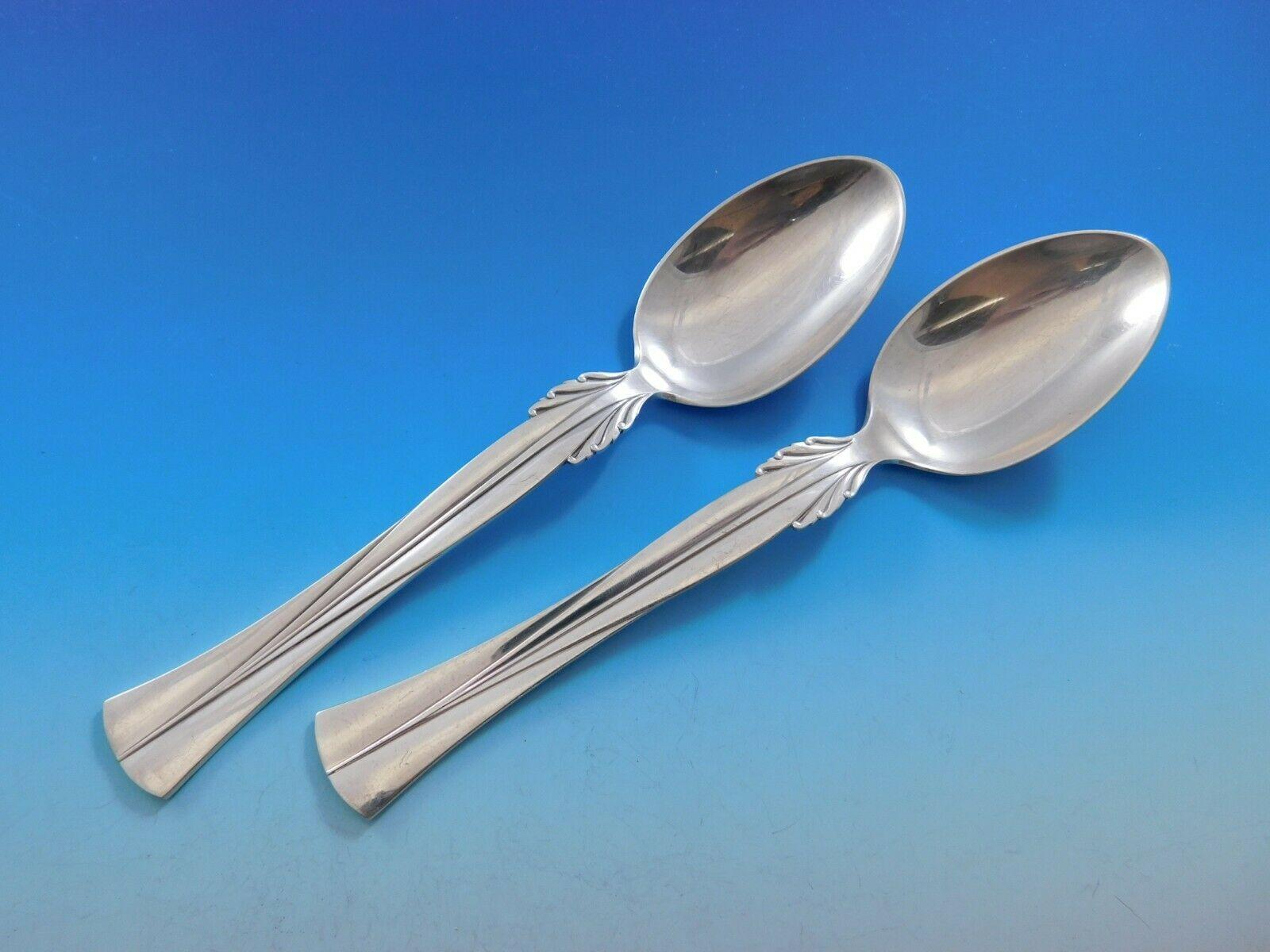 Queen Christina von Frigast, Besteckset aus Sterlingsilber für 12 Personen, 65 Teile im Angebot 3