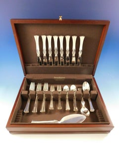 Queen Christina by Frigast Sterling Silver Flatware Set for 8 Service 41 Pieces