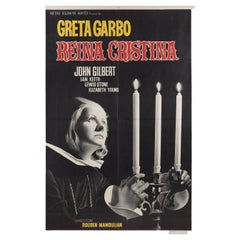 Vintage Queen Christina R1940s Argentine Film Poster