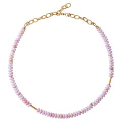 Queen Conch-shell Rondelle Necklace - by Bombyx House