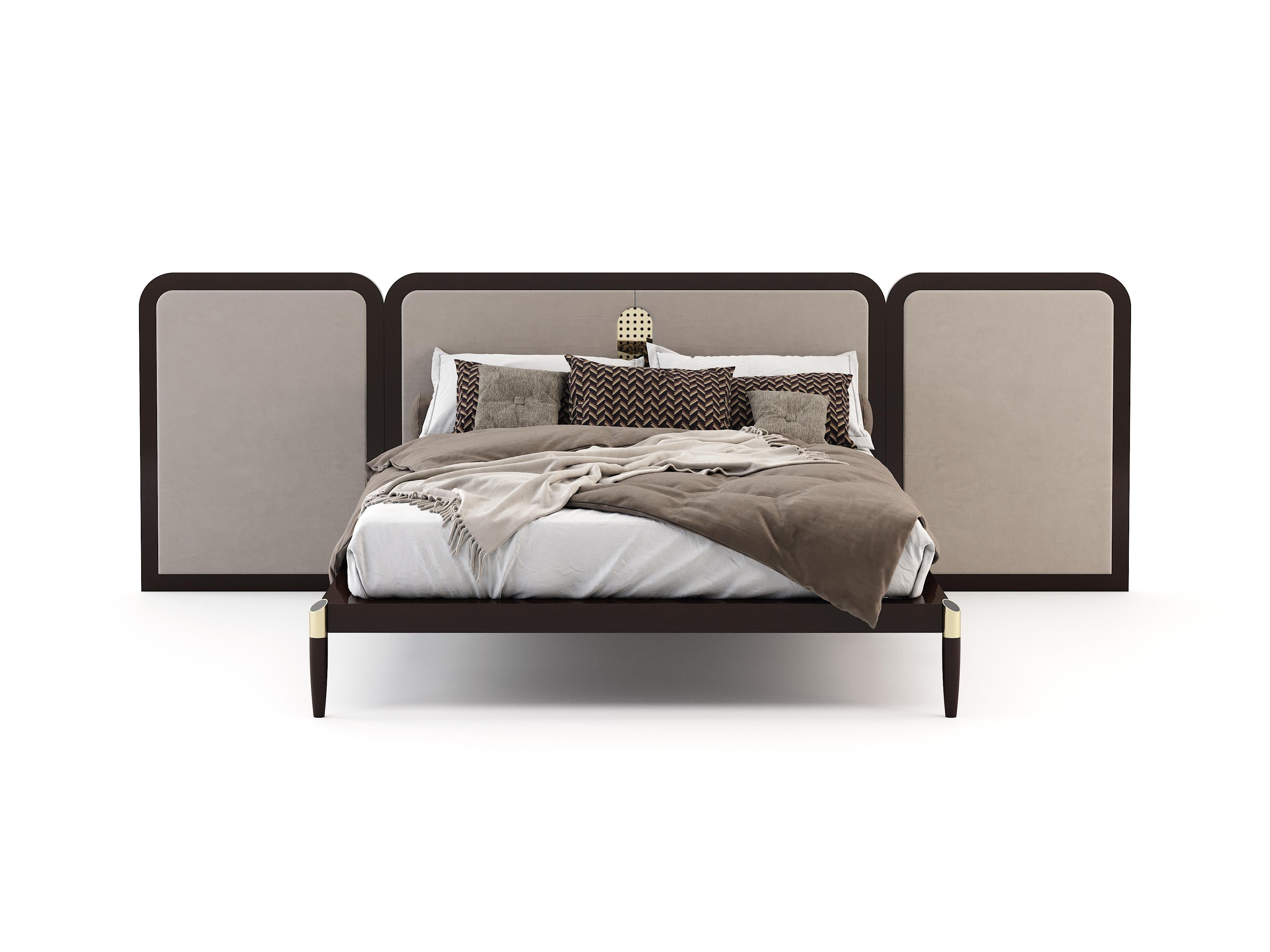 Measurement Units
Full Headboard: Double Size: W [1600 x 2000] 3400 x D 2125 x H 1100 mm.                                       Simple Headboard: Double Size – [1600 x 2000] 1720 x 2125 x 1100 mm


His & Her are complementary collections whose aim