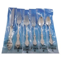 Queen Elizabeth I by Towle Sterling Silver Flatware Set Service 49 pc New Dinner