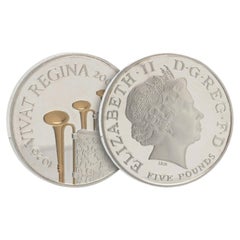 Piedfort d'argento "80° compleanno della regina Elisabetta II - 2006", placcato in oro, versione Proof