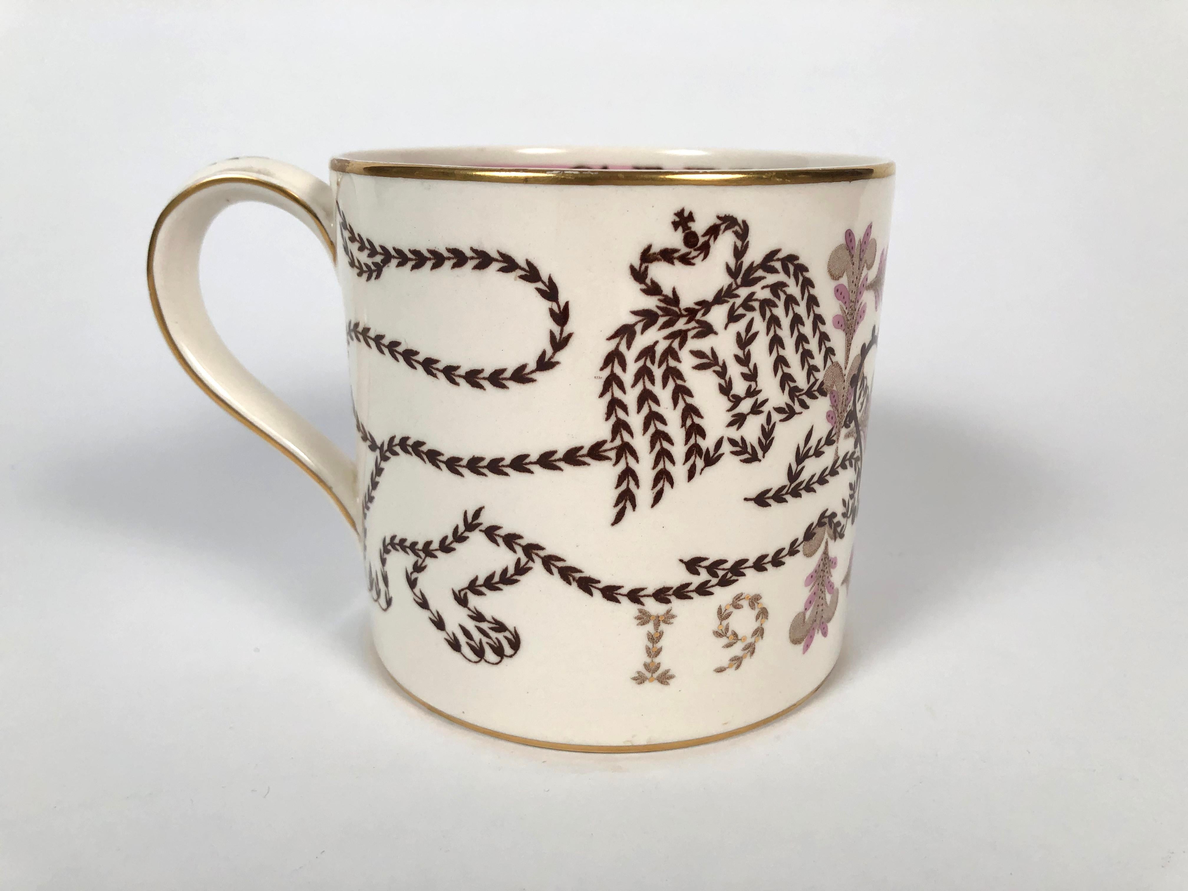 wedgwood 1953 coronation mug
