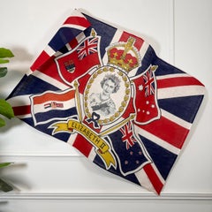 Queen Elizabeth II Coronation Flag 1953