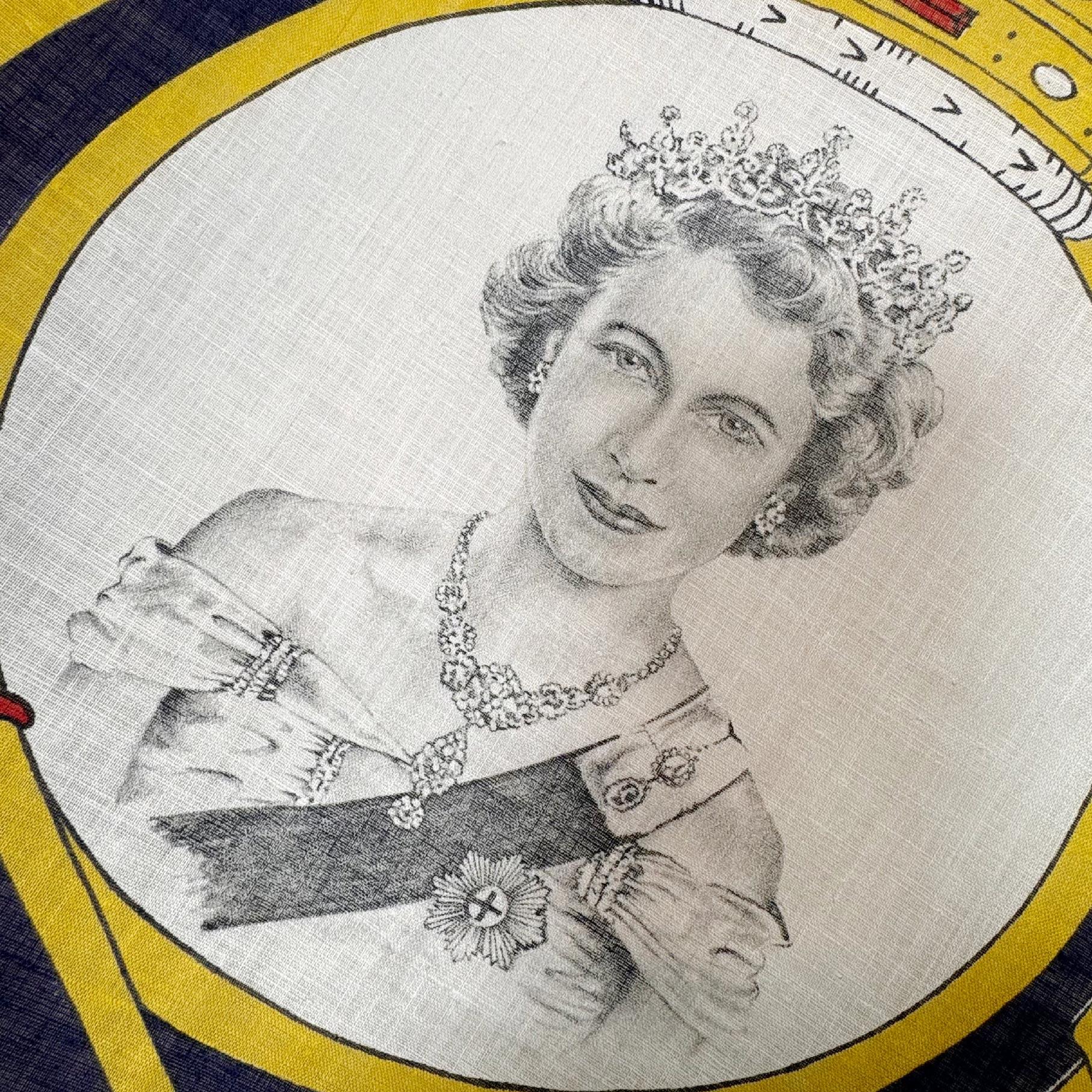 Britannico Bandiera dell'incoronazione della Regina Elisabetta II 1953 in vendita