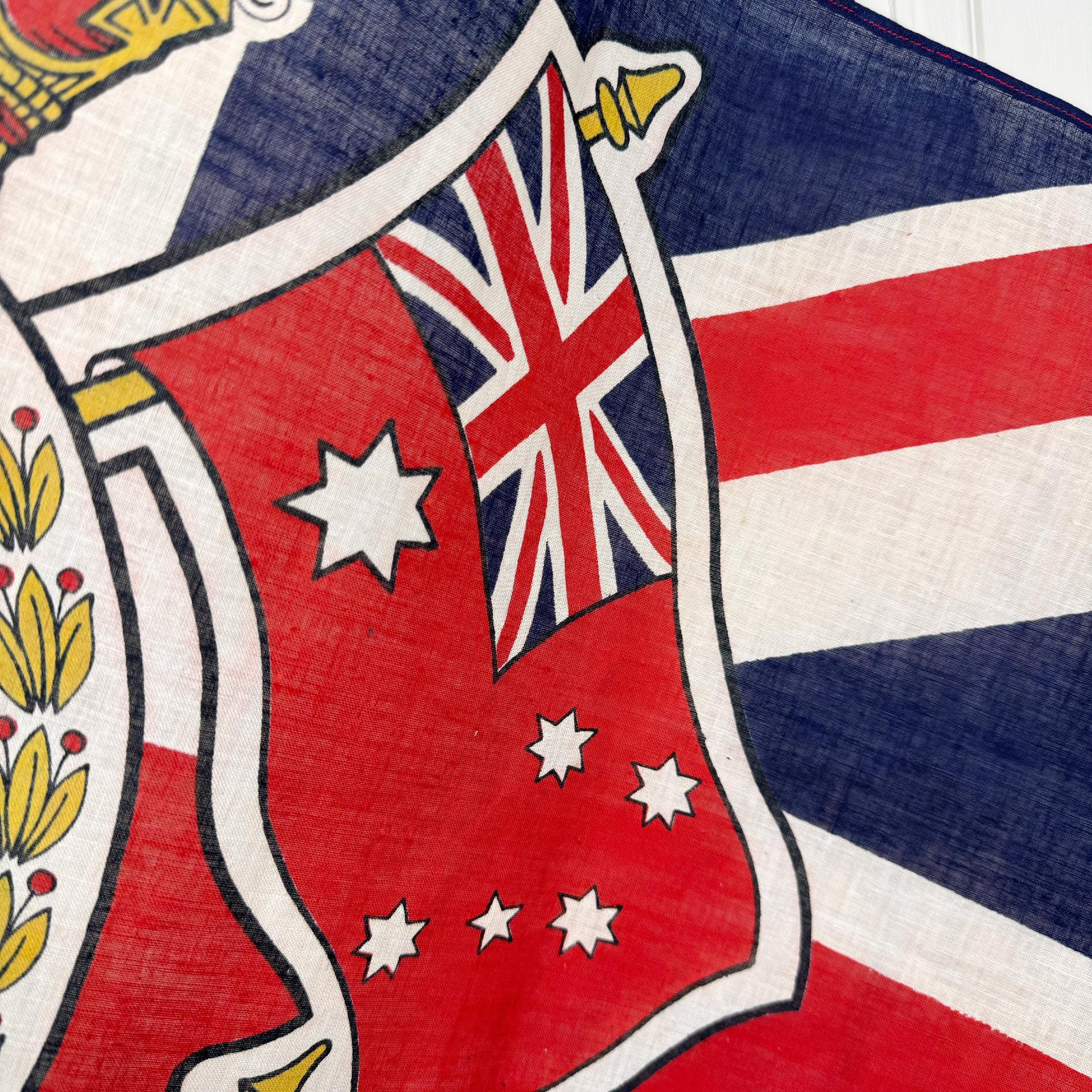 Königin Elisabeth II. Krönungsflagge 1953 im Angebot 2