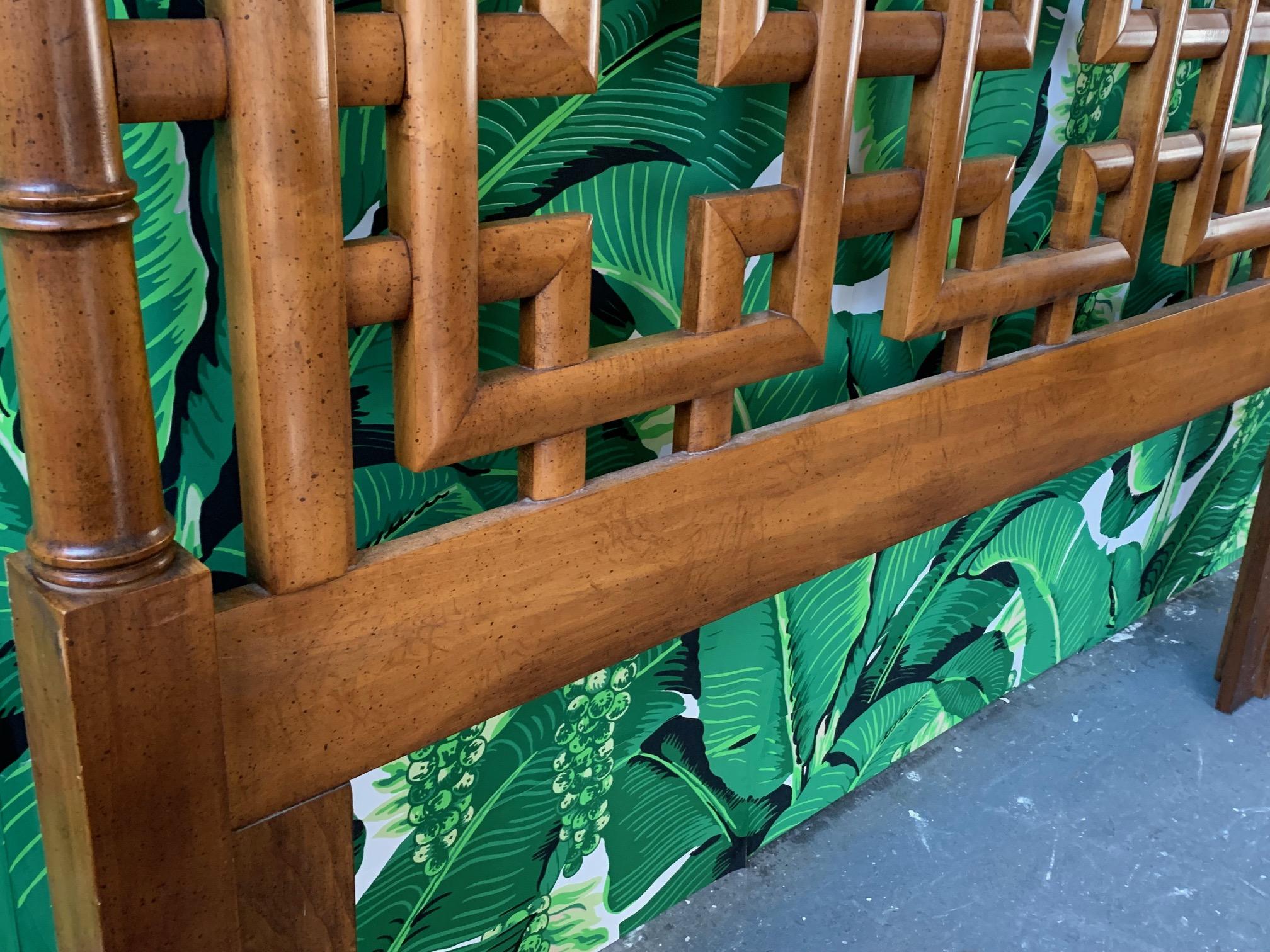 Chinoiserie Queen Headboard by Henry Link from the Mandarin Collection
