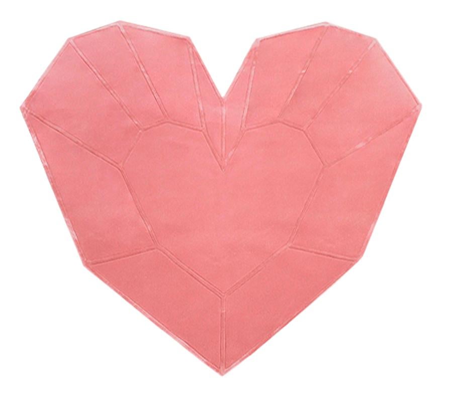 Modern Queen Heart Rug by Royal Stranger For Sale