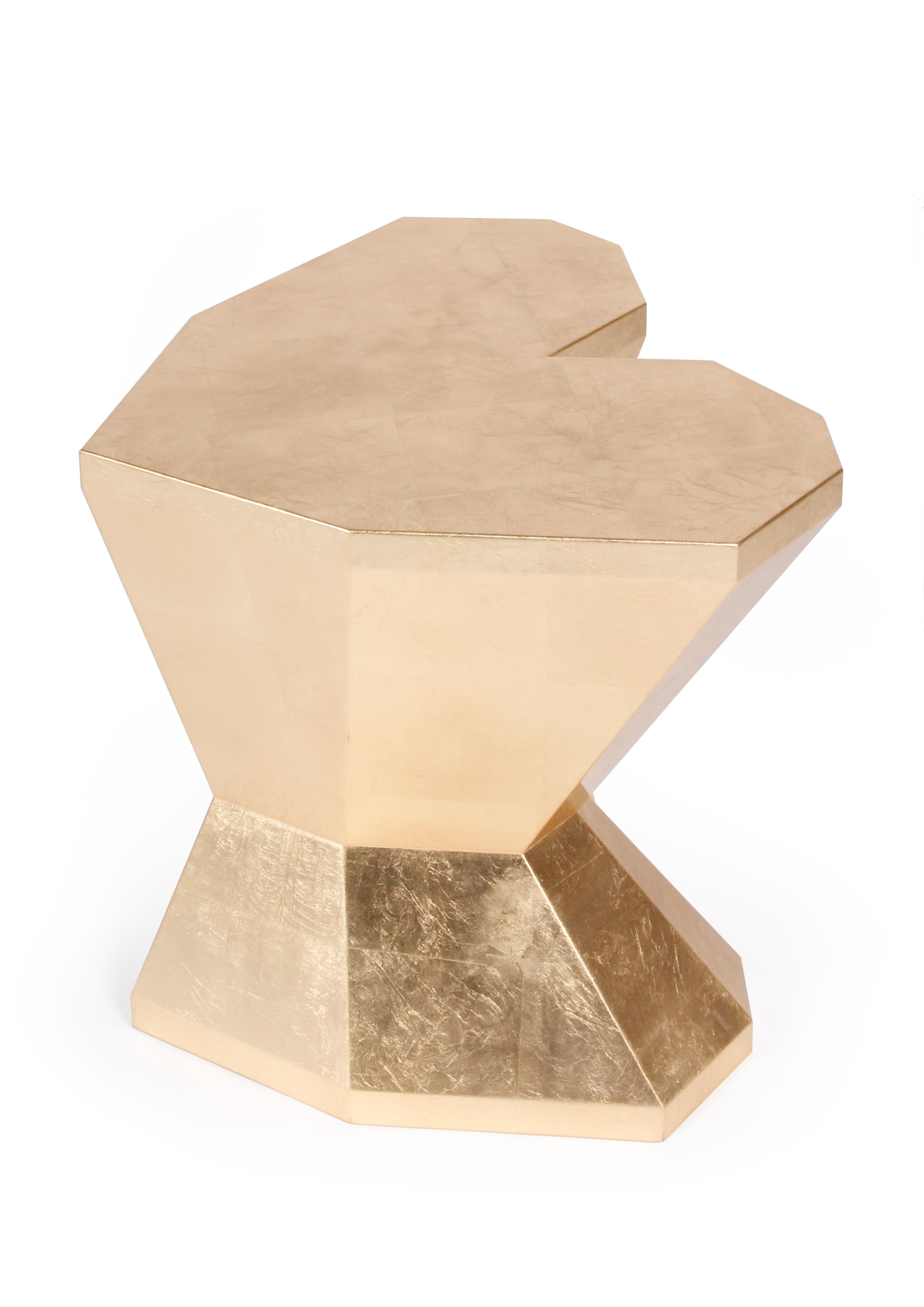 Portuguese Queen Heart Side Table by Royal Stranger