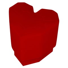 Sgabello Queen Heart Varese Scarlet di Royal Stranger