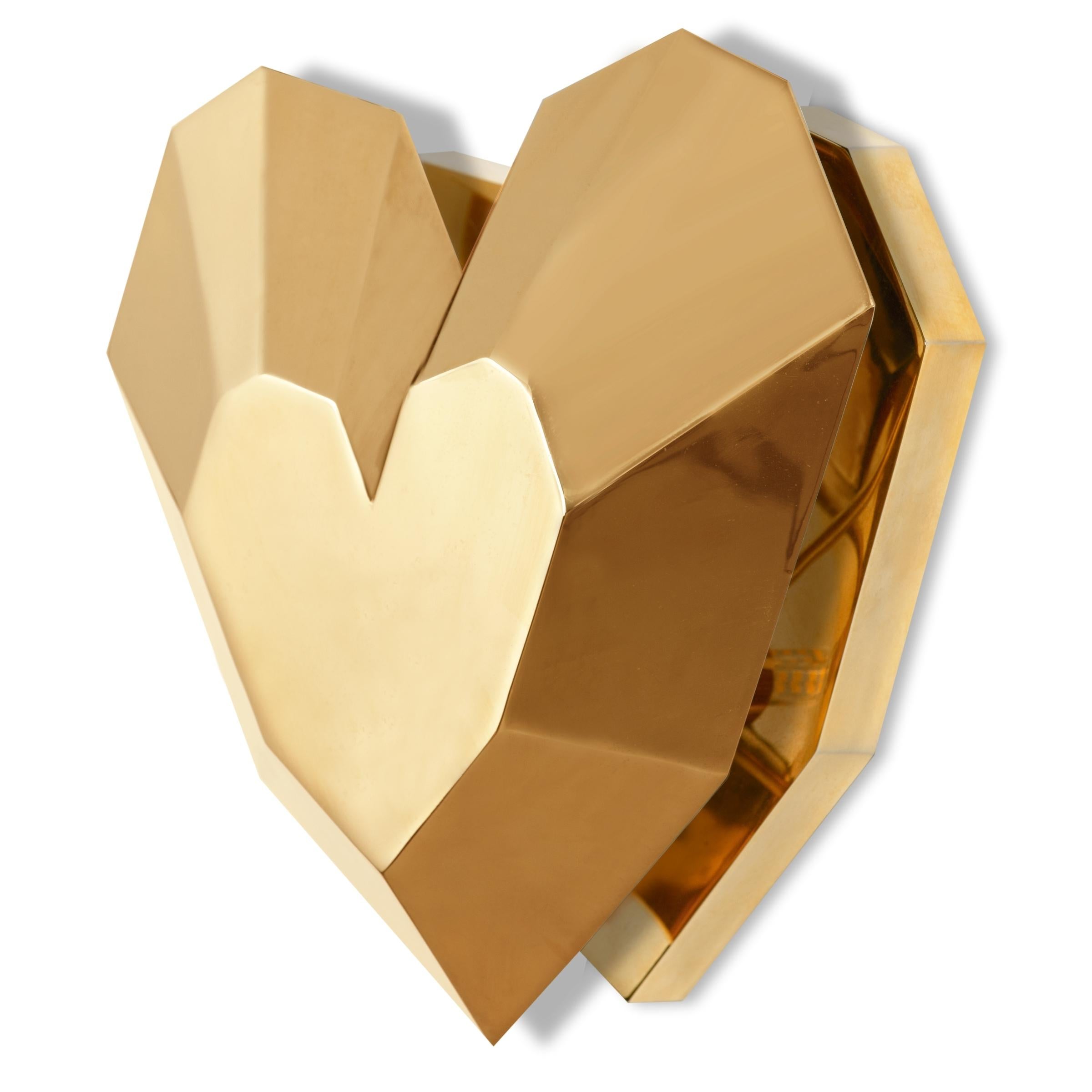 Lámpara de pared Corazón de Reina Hecho a mano en venta