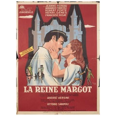 affiche du film "Queen Margot" 1954 French Moyenne Film Poster