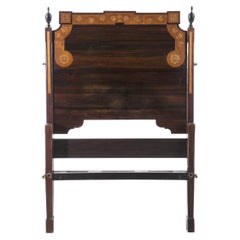 Queen Maria style bed in jacaranda wood.