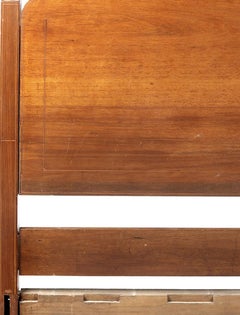 Queen Maria style bed in Noble Wood - 19th century