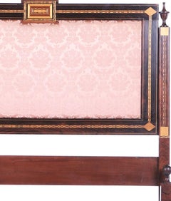 Queen Maria style bed in Noble Wood - 19th century