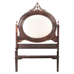 Queen Maria style bed in Noble Wood - 19th century