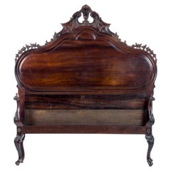 Queen Maria style bed in Noble Wood