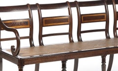 Queen Maria style sofa in Noble Wood - 19th century