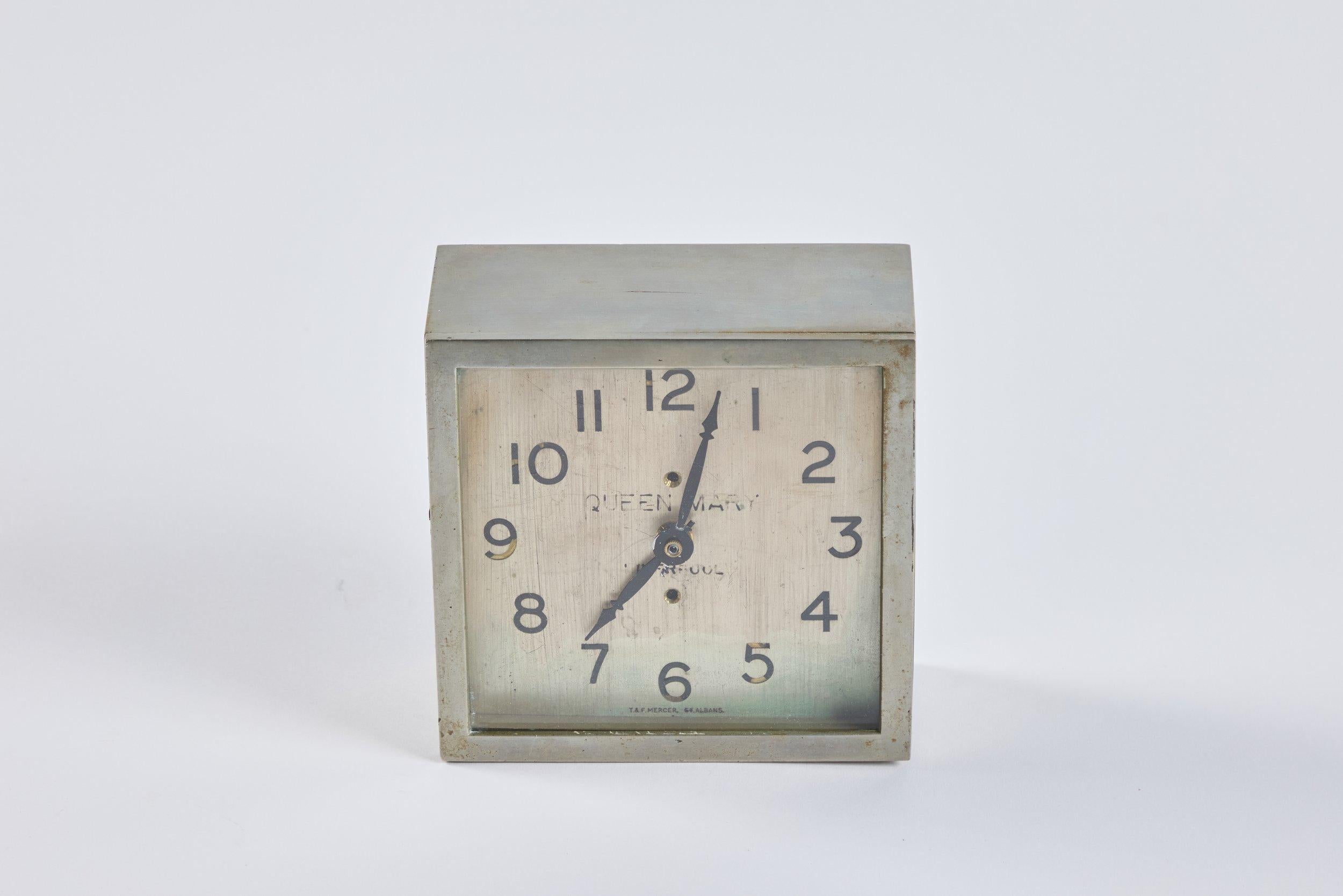 Steel Queen Mary Clock For Sale