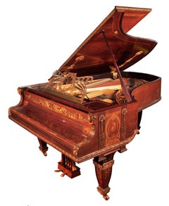 King Edward VII Royal Bluthner Piano Exhibited in Paris Exhibition 1900