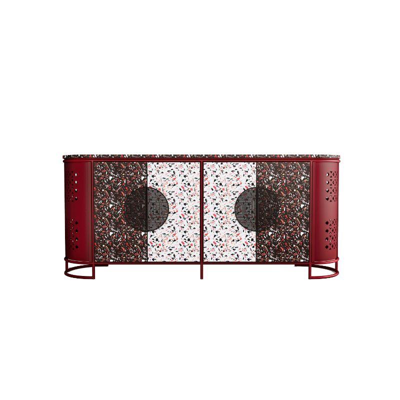 Queen Nenzima server, Terrazzo by TheUrbanative
Dimensions: W200 x D50 x H85 cm
Material: Powder-coated steel
Terrazzo doors and top
Bamboo inner shelf

Also available: Queen nenzima Server-Solid Ash.

Inspired by the elongated, sculptural,