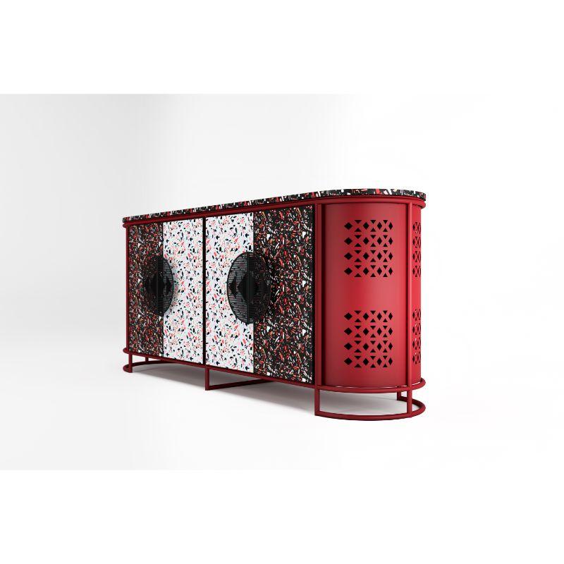 Hand-Crafted Queen Nenzima Server, Terrazzo by TheUrbanative For Sale