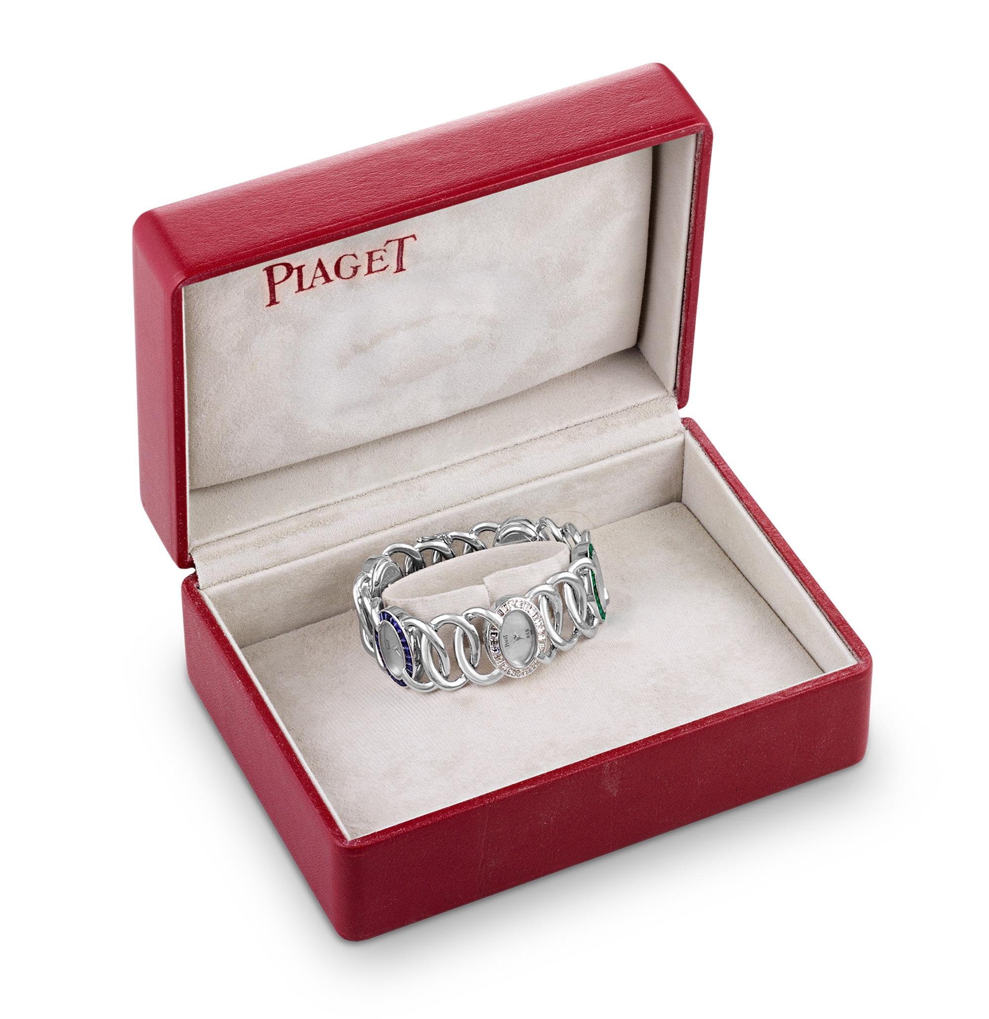 Modern Queen of Brunei's Piaget Five Time Zone Watch For Sale