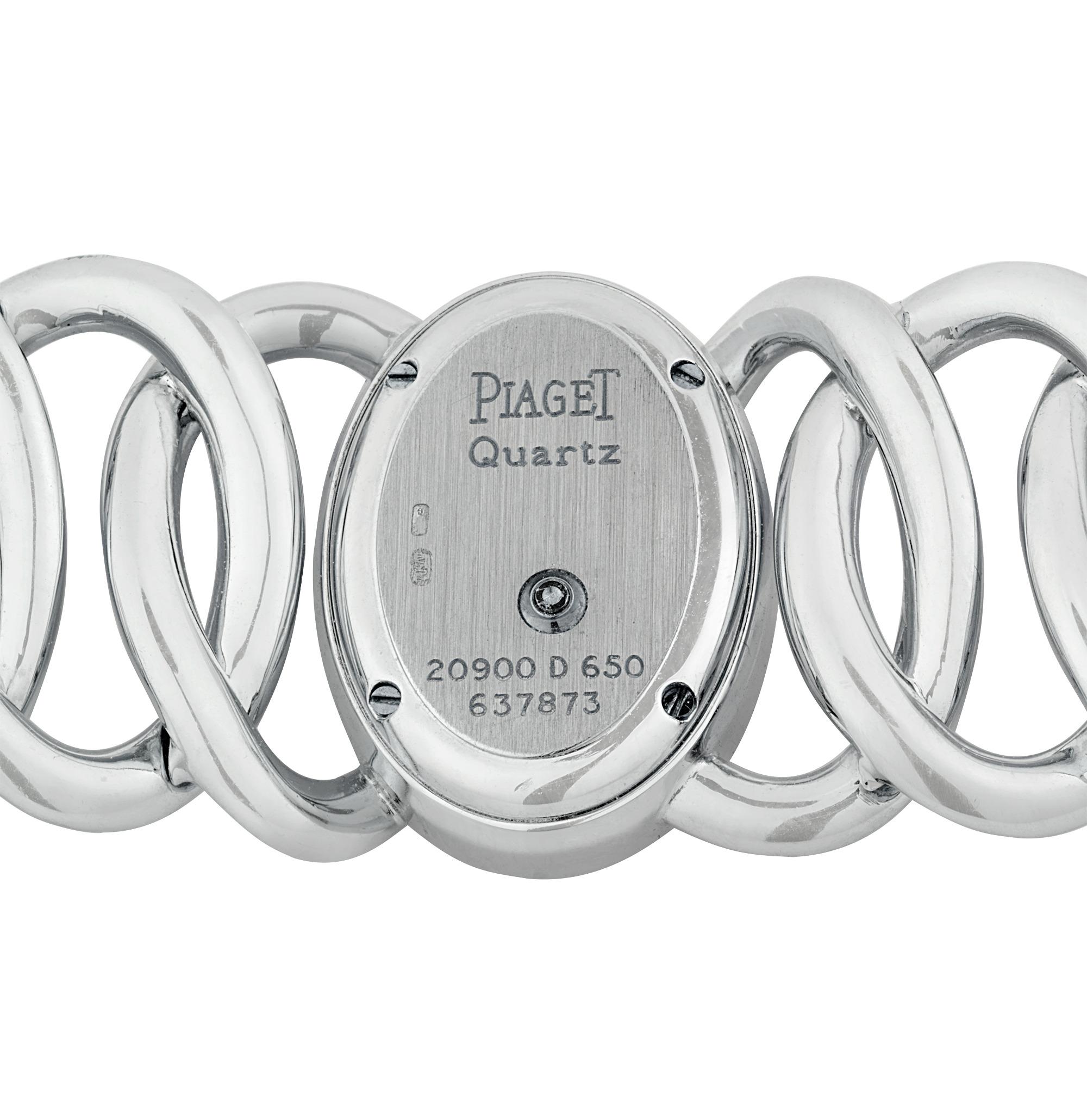 Square Cut Queen of Brunei's Piaget Five Time Zone Watch For Sale