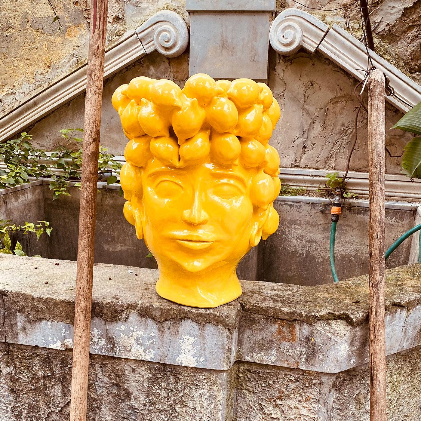 XXIe siècle et contemporain Vase Queen of Country of Lemons en vente
