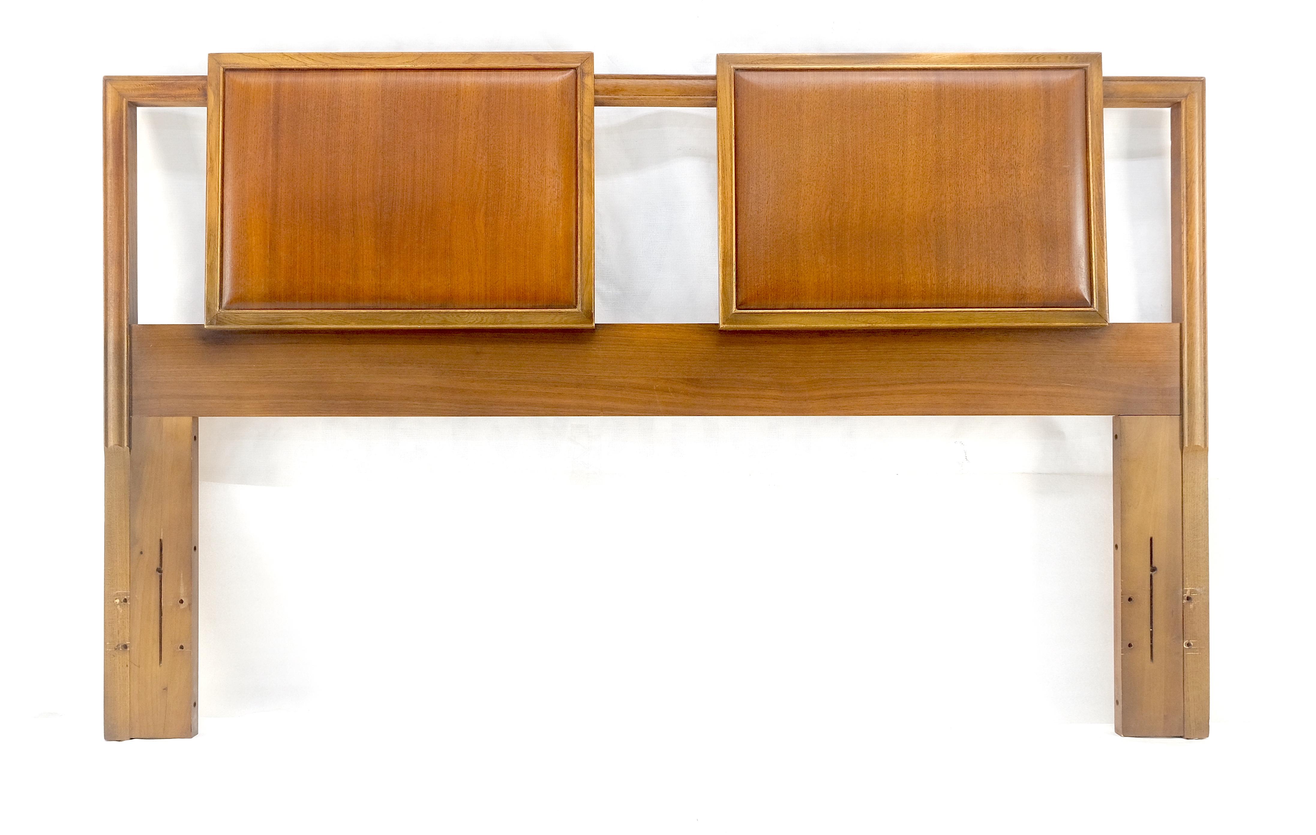 Queen oder Full Size Danish Light American Walnut Kopfteil Bett MINT (amerikanisch) im Angebot